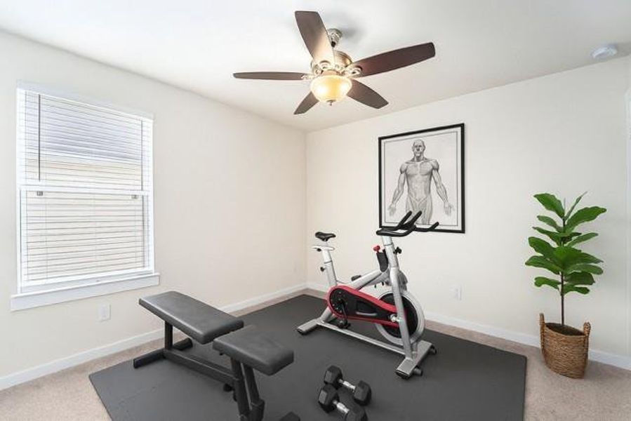 Bedroom 4 - Virtually staged Bedroom 4 - Virtually staged