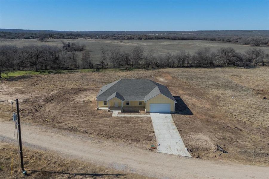 Bird's eye view with a rural view