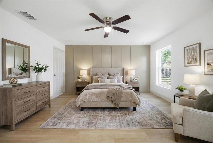 Furnished interior view inside a new home in , Summerfield (Image 10).