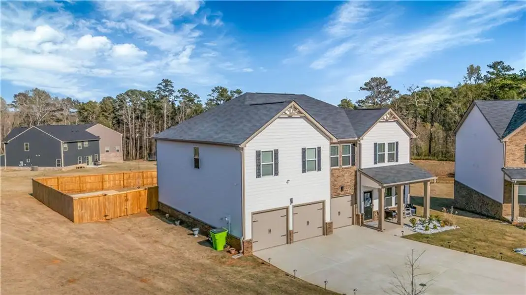 Exterior details and patio area of a home in , McDonough (Image 3). Exterior details and patio area of a home in , McDonough (Image 3).