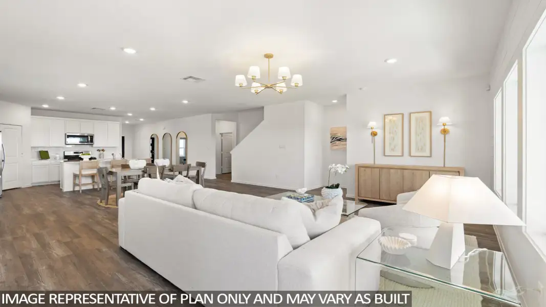 Furnished interior view inside a new home in Sunterra Lakes, Brookshire (Image 19).