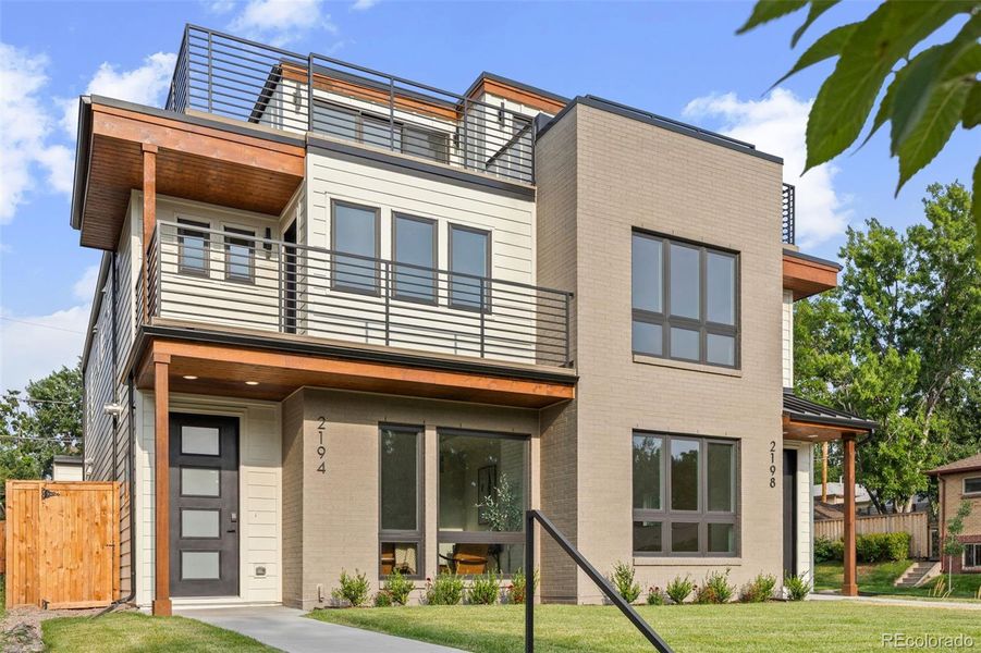 Front exterior of a new home in , Denver, CO, highlighting curb appeal (Image 2).