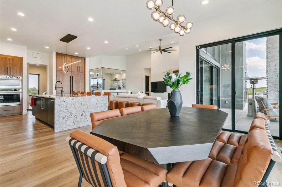 Furnished interior view inside a new home in , Colorado Springs (Image 7).
