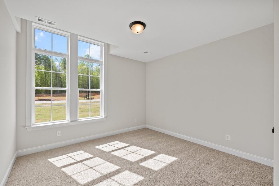 Representative unfurnished interior of a home built from the The Bradley by RobuckHomes in Baylee Ridge, Selma (Image 175). Representative unfurnished interior of a home built from the The Bradley by RobuckHomes in Baylee Ridge, Selma (Image 175).