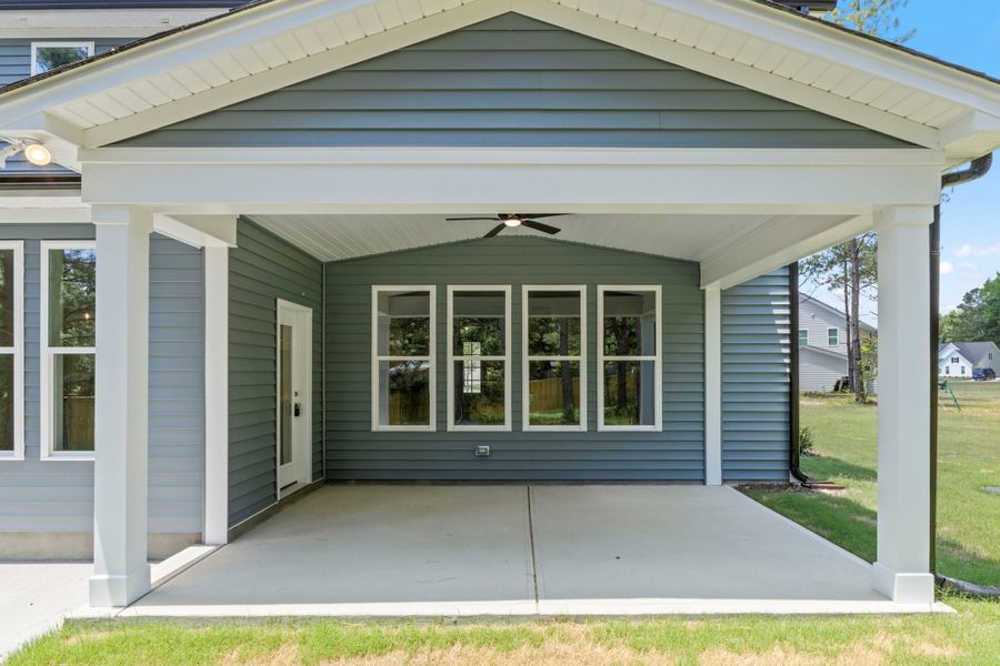 Representative exterior details of a home built from the The Whitley by RobuckHomes in Baylee Ridge, Selma (Image 64).