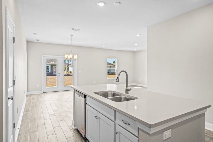 Furnished interior view inside a new home in Natureview, Freeport (Image 8).