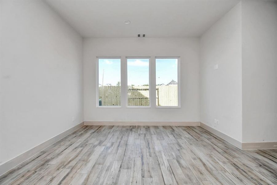 Living Area with Porcelain Tile Flooring