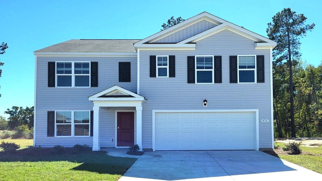 Representative exterior photo of a completed home built from the Hayden by D.R. Horton in Stockyard, Statesboro, GA (Image 2).