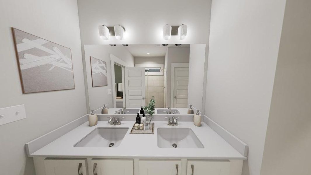 Furnished interior view inside a new home in The Preserve at Marks Creek, Knightdale (Image 5).