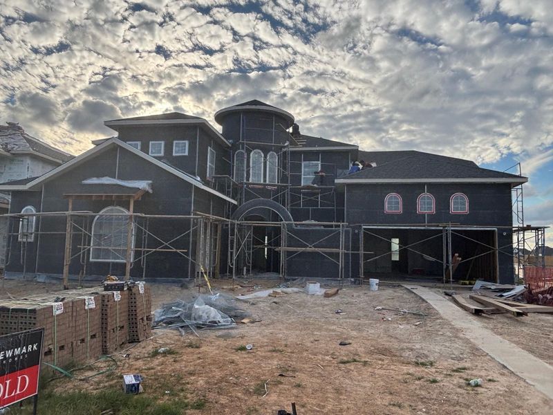 In-progress construction of a new home in Elyson 45' & 70', Katy, TX (Image 3). In-progress construction of a new home in Elyson 45' & 70', Katy, TX (Image 3).