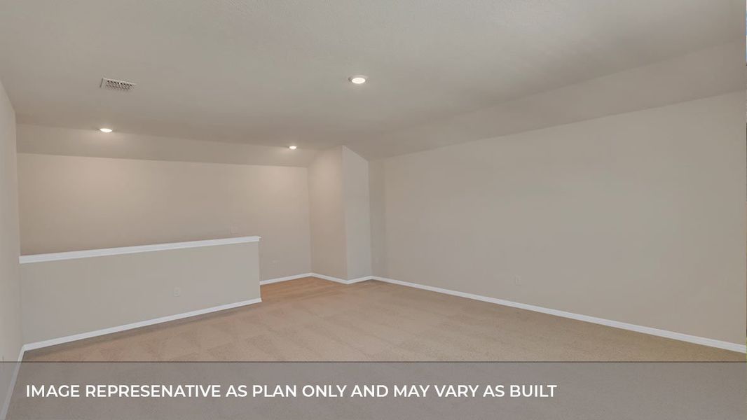 Representative unfurnished interior of a home built from the The Quincy by D.R. Horton in Rosenbusch Ranch, Leander (Image 17).