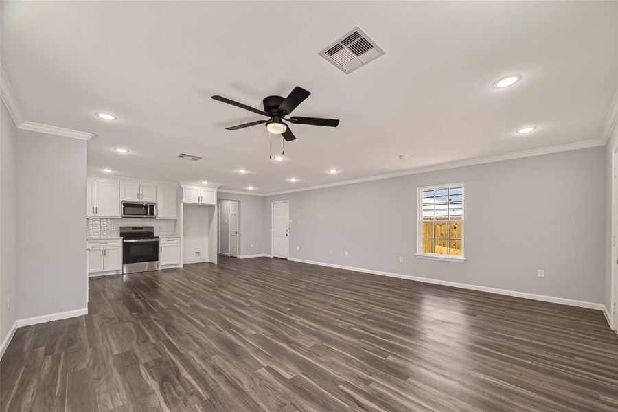 Spacious, unfurnished interior of a new home in , Houston (Image 14). Spacious, unfurnished interior of a new home in , Houston (Image 14).
