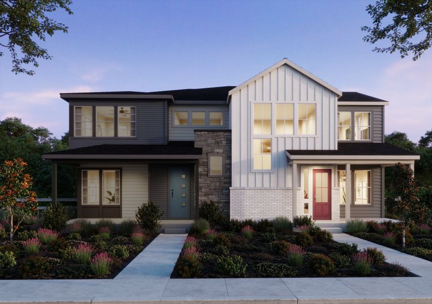 Representative exterior photo of a completed home built from the 1 by Trumark Homes in Trumark Homes at Sterling Ranch, Littleton, CO (Image 25).
