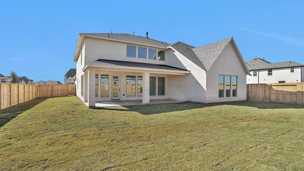 Exterior details and patio area of a home in Jordan Ranch, Fulshear (Image 4).