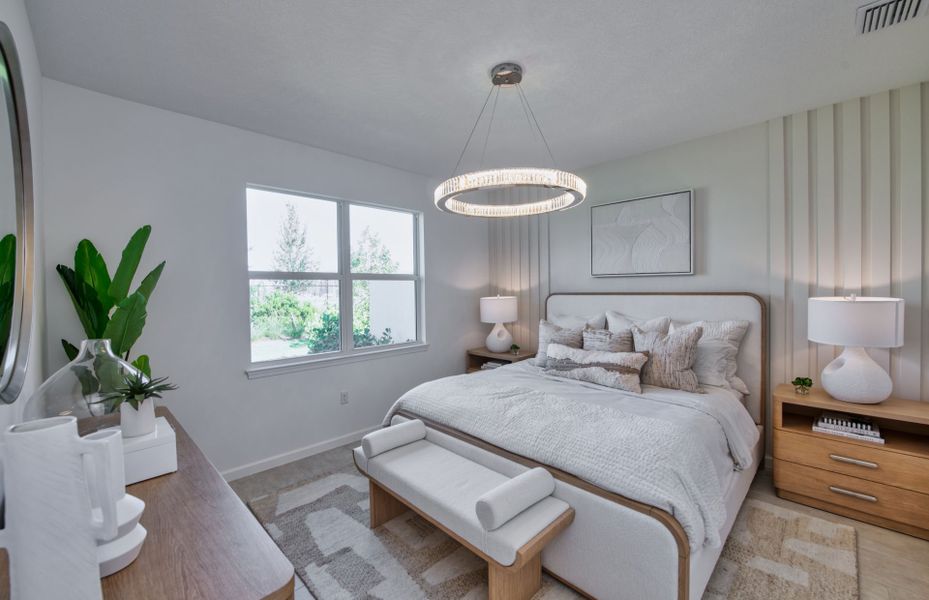 Furnished interior view inside a new home in Costa Pointe, Vero Beach (Image 12).