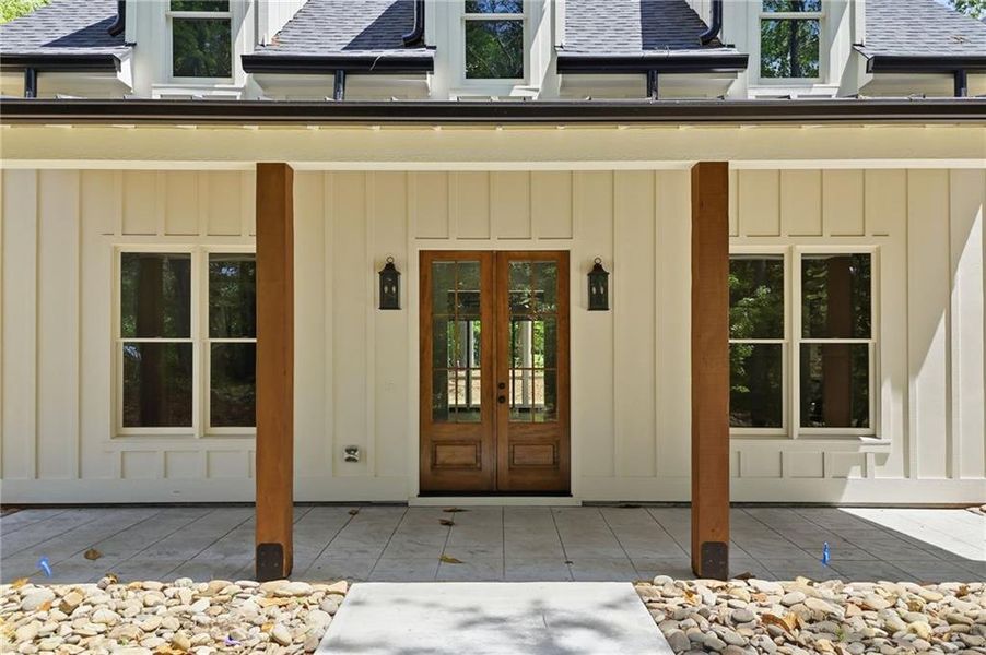 Exterior details and patio area of a home in , Ball Ground (Image 33).