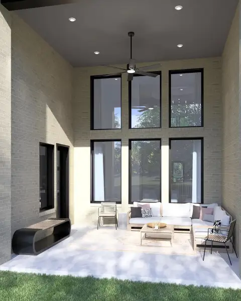 The Whitney Outdoor Living Area