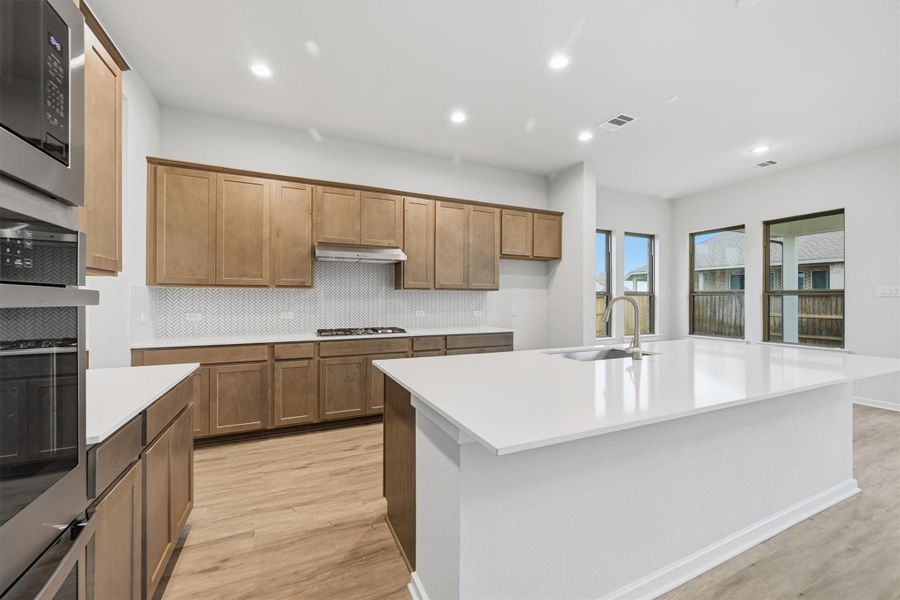 Furnished interior view inside a new home in Canterra Creek  60', Iowa Colony (Image 10).