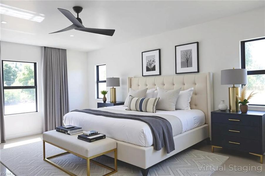 Furnished interior view inside a new home in , Lehigh Acres (Image 8).