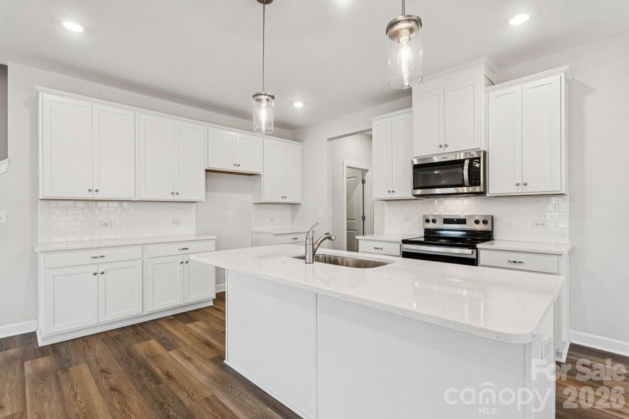 Furnished interior view inside a new home in , Statesville (Image 9).