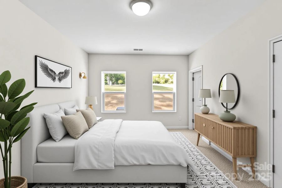 Furnished interior view inside a new home in , Spencer (Image 4). Furnished interior view inside a new home in , Spencer (Image 4).