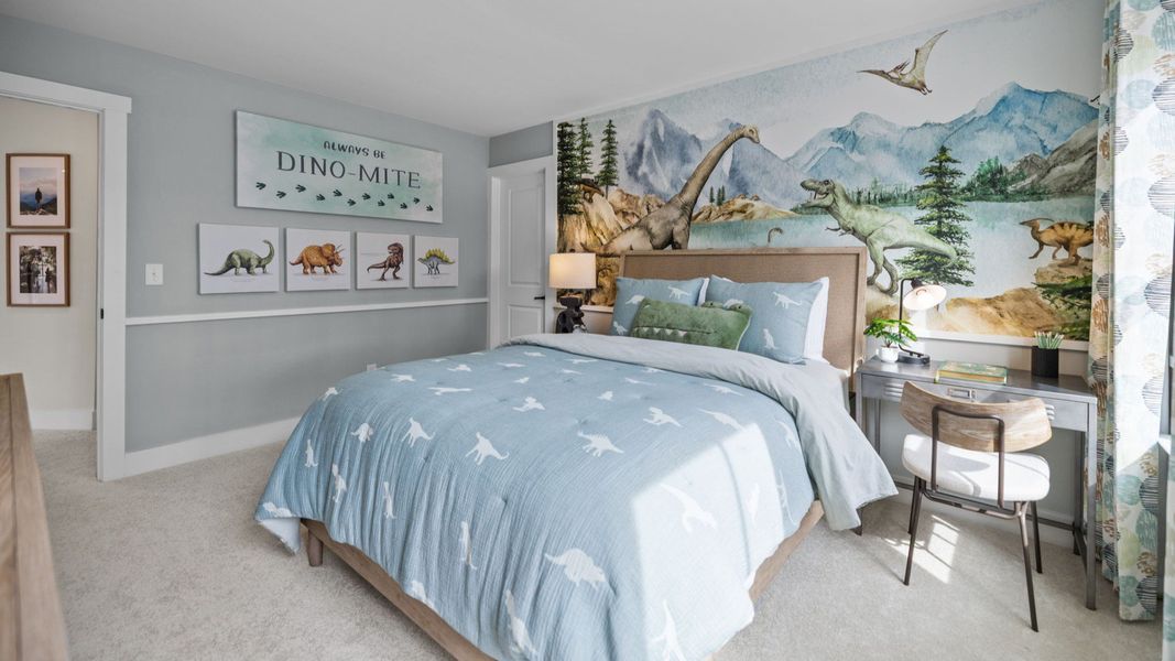 The Stonefield Home Plan in Michaux Garden by DRB Homes in Belmont, NC. - Bedroom