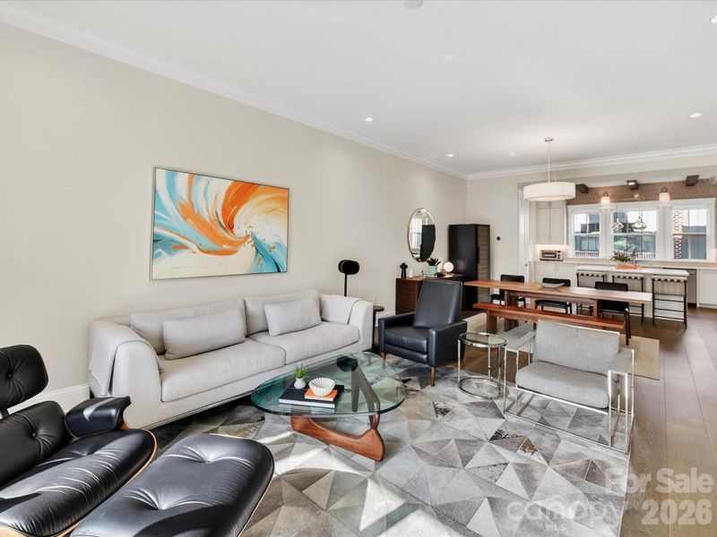 Furnished interior view inside a new home in , Charlotte (Image 9).