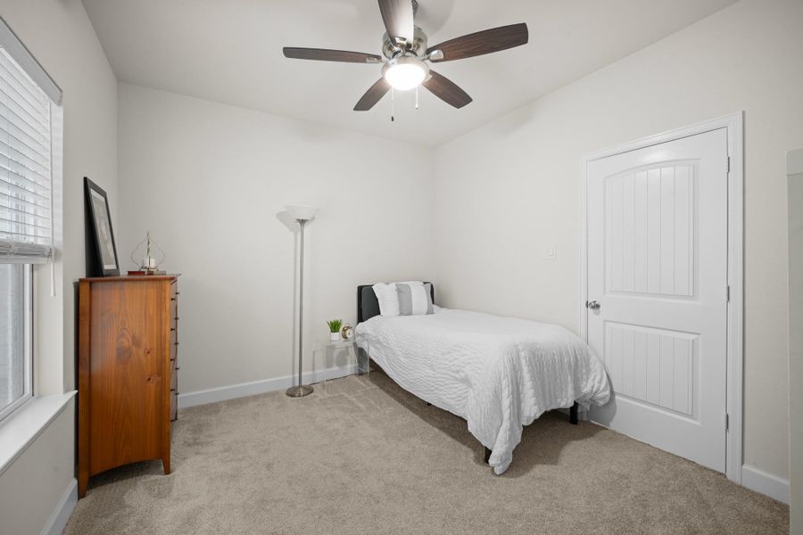 A second angle on this bedroom shows the full layout — easy to furnish, easy to live in. A second angle on this bedroom shows the full layout — easy to furnish, easy to live in.