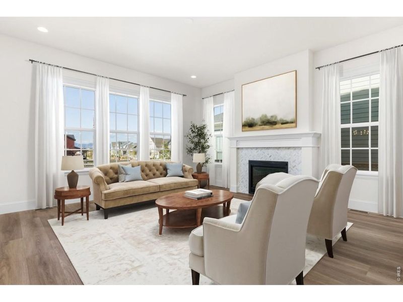 Furnished interior view inside a new home in Westerly, Erie (Image 19).