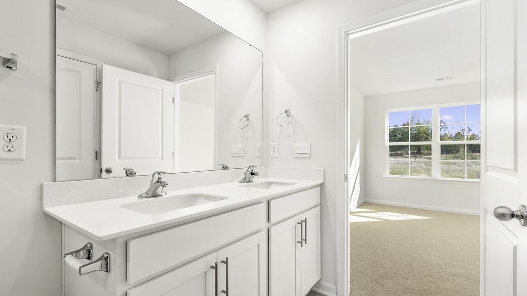 Furnished interior view inside a new home in Brightwood Farm, Whitsett (Image 7).