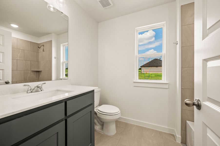Furnished interior view inside a new home in Gatlin Ranch, Springtown (Image 12).