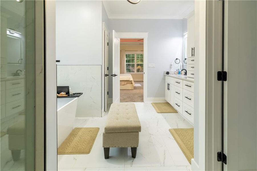 Furnished interior view inside a new home in , Snellville (Image 6). Furnished interior view inside a new home in , Snellville (Image 6).