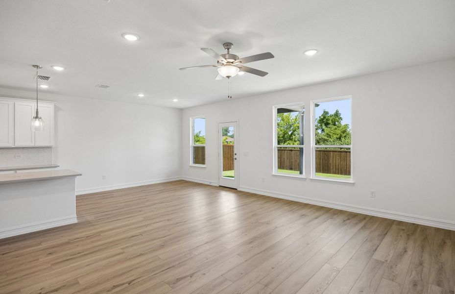 Spacious, unfurnished interior of a new home in Anna Town Square, Anna (Image 18). Spacious, unfurnished interior of a new home in Anna Town Square, Anna (Image 18).