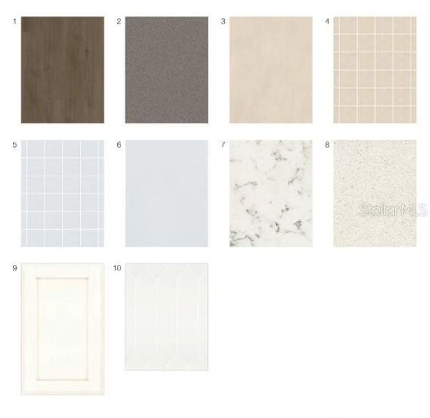Sample of building materials used in homes in Esplanade at Wellen Park, Englewood (Image 12).