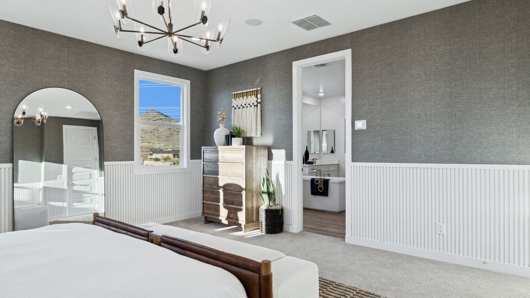 Representative furnished interior of a home built from the Miraval by D.R. Horton in The Ridge at Stone Butte, Phoenix (Image 27).
