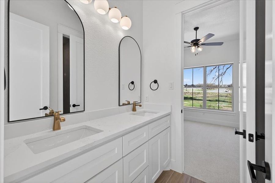 Furnished interior view inside a new home in , Azle (Image 10).