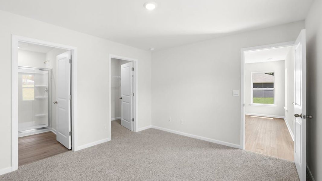 Spacious, unfurnished interior of a new home in Harper Ridge, Roebuck (Image 32). Spacious, unfurnished interior of a new home in Harper Ridge, Roebuck (Image 32).