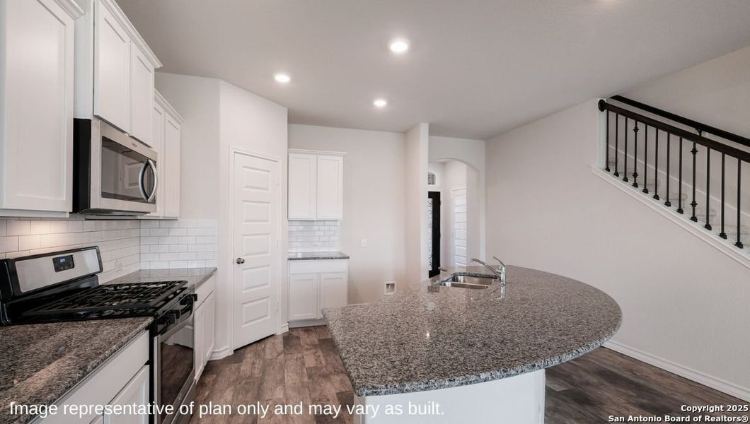 Furnished interior view inside a new home in Brookstone Creek, San Antonio (Image 5).