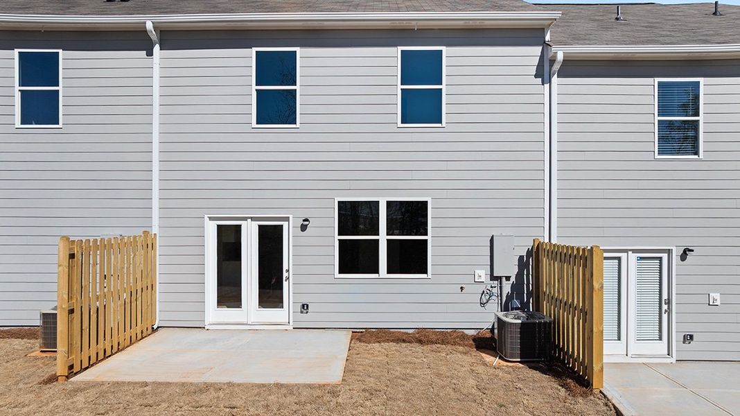 Exterior details and patio area of a home in Hughes Court, Dawsonville (Image 20). Exterior details and patio area of a home in Hughes Court, Dawsonville (Image 20).