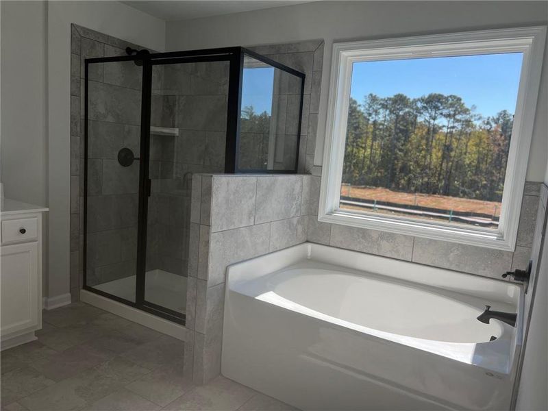 Furnished interior view inside a new home in Crofton Place Enclave, Snellville (Image 6).