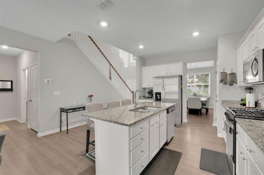 Furnished interior view inside a new home in , Austell (Image 18). Furnished interior view inside a new home in , Austell (Image 18).