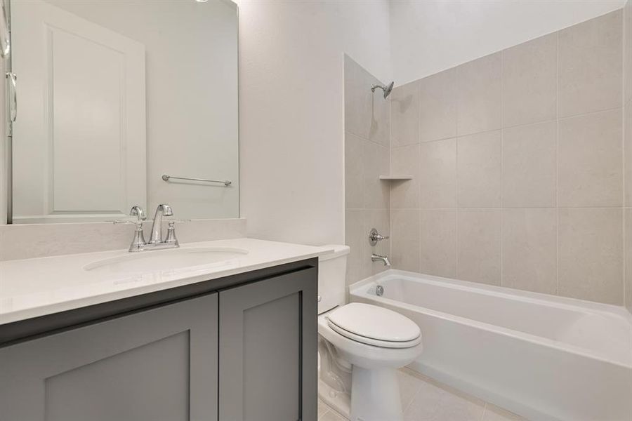 Furnished interior view inside a new home in Hillside Village, Celina (Image 18). Furnished interior view inside a new home in Hillside Village, Celina (Image 18).