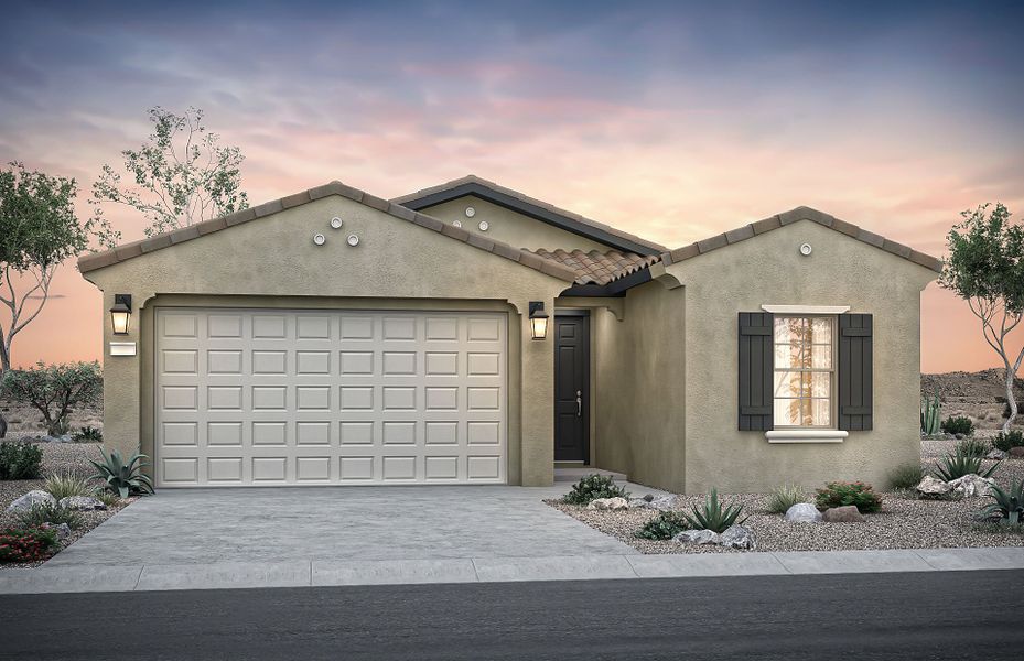 Representative exterior photo of a completed home built from the Nectar by Pulte Homes in Alamar, Avondale, AZ (Image 4).