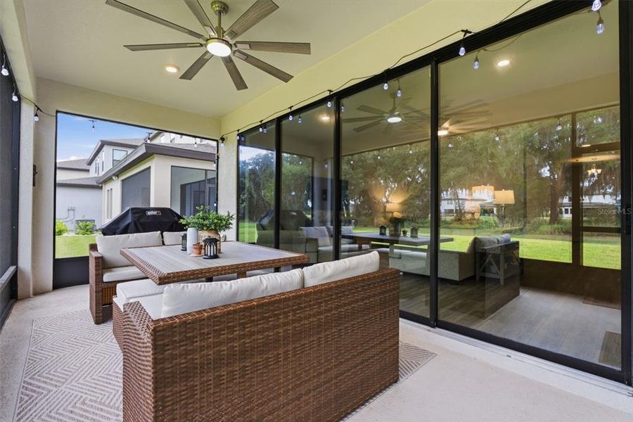 Exterior details and patio area of a home in Hawkstone, Lithia (Image 4).