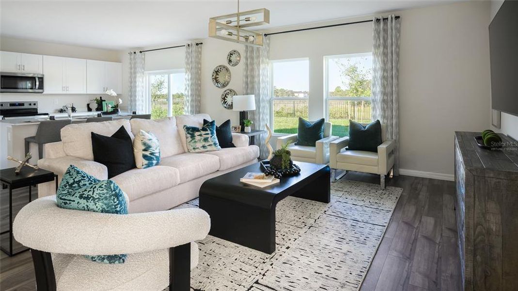 Furnished interior view inside a new home in Villa Mar, Winter Haven (Image 8).