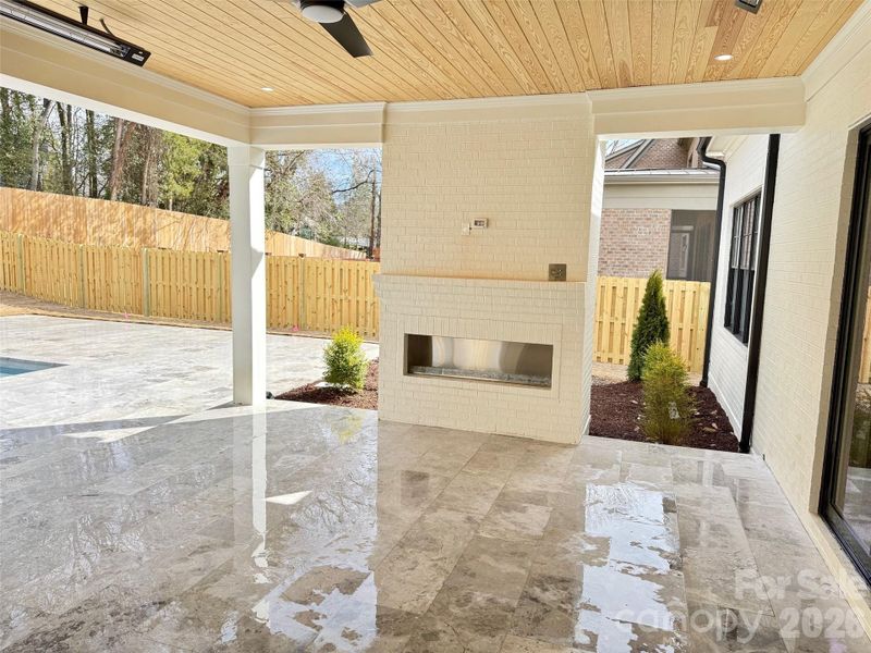 Exterior details and patio area of a home in , Charlotte (Image 3).