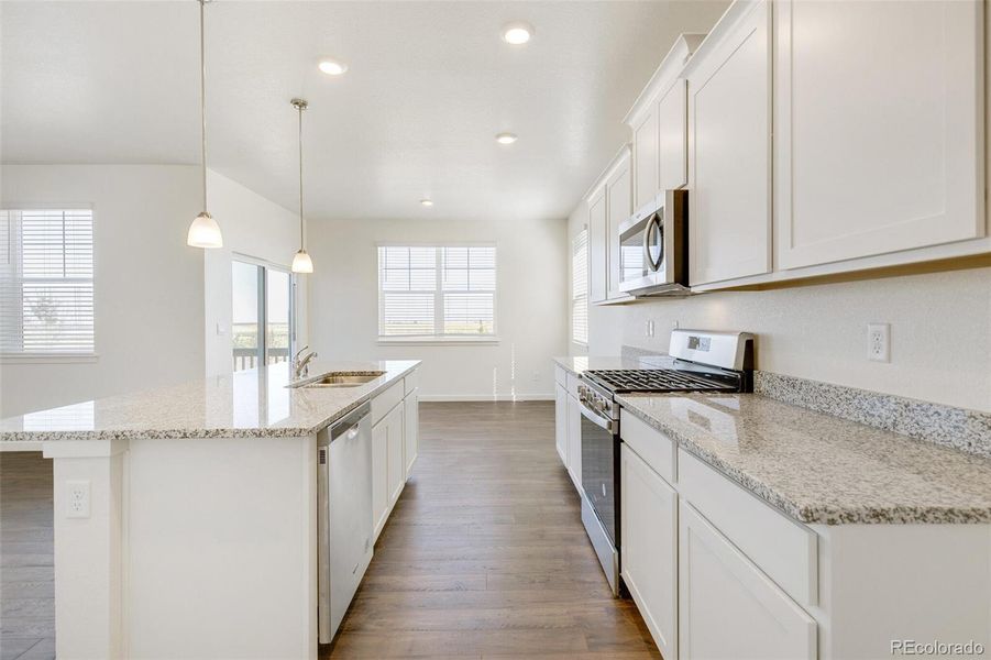 Furnished interior view inside a new home in Ridge at Johnstown, Johnstown (Image 13). Furnished interior view inside a new home in Ridge at Johnstown, Johnstown (Image 13).