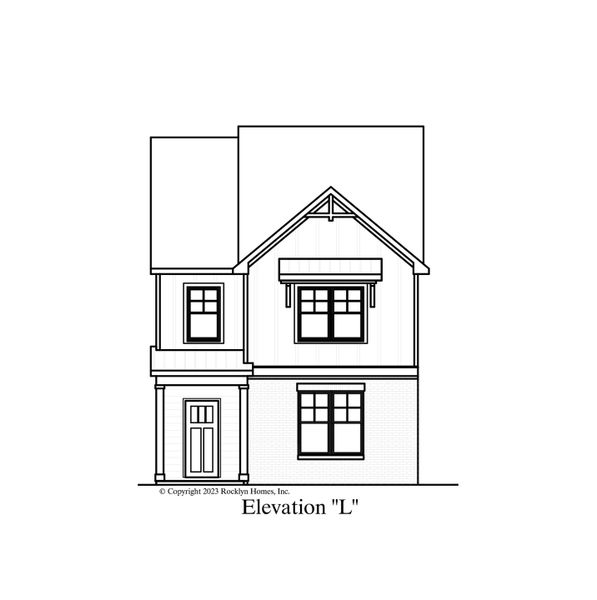 Representative rendering of the exterior for the Redwood by Rocklyn Homes (Image 6).