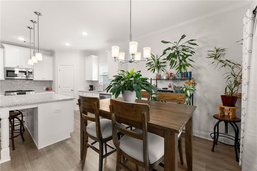 Furnished interior view inside a new home in , Dawsonville (Image 20).