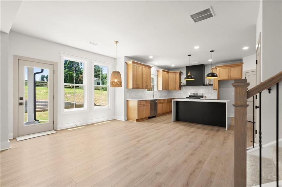 Furnished interior view inside a new home in , Cumming (Image 13). Furnished interior view inside a new home in , Cumming (Image 13).